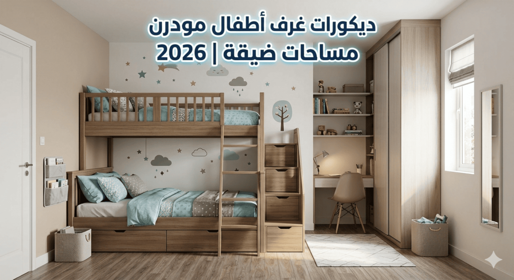 ديكورات غرف أطفال مودرن مساحات ضيقة